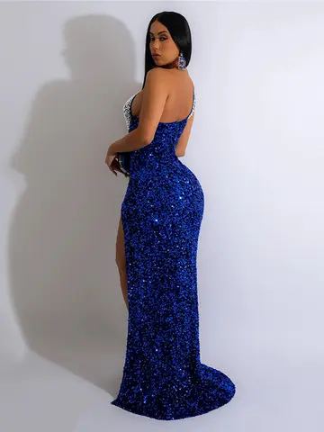 8 best sales महिलाओं के लिए शाही नीले रंग के कपड़े - №8