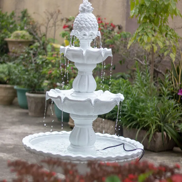 

Новый дизайн, заводское украшение для сада, открытый садовый фонтан, солнечный водопад, фонтан, украшение для заднего двора