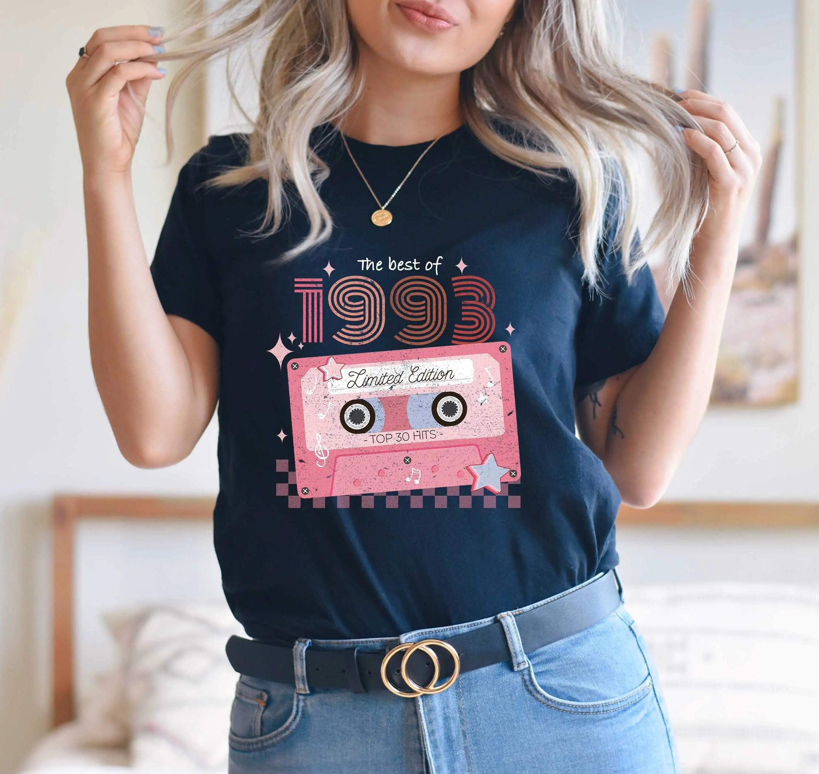 

Retro 1993 Birthday T Shirt The Best Of Limited Edition 90'S Hits Women'S 30Th Girl