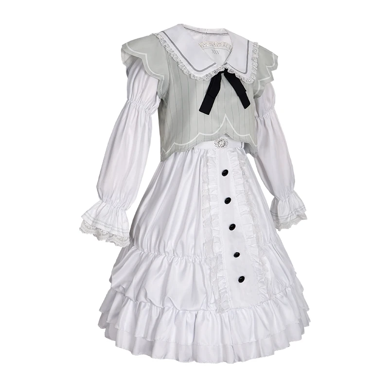 Vestido de Novia Medieval de Yoisaki Kanade del Juego Project Sekai | Traje de Cosplay para Actuación en Escenario de Miku 2026