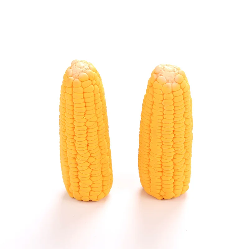 New Pet Toys Squeak Toys Latex Corn shape Puppy Dogs Toy Pet Supplies Training Playing Chewing Dog Toys For Small Dogs