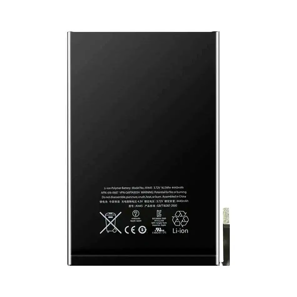 بطارية كمبيوتر لوحي Mini1 4440Mah متينة لجهاز Apple Ipad Mini 1 A1432 A1445 A1454 A1455