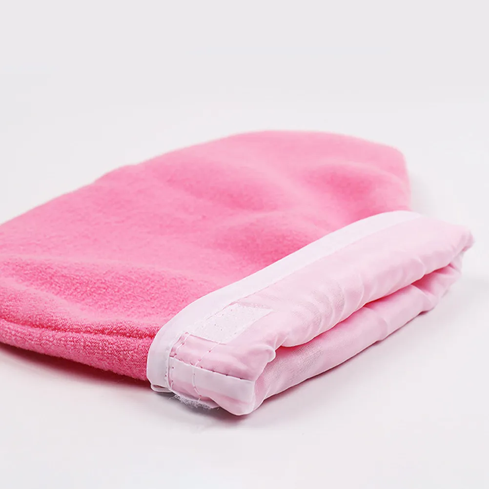 

4 пары отшелушивающих перчаток для ухода за кожей рук и ног, увлажняющие, утолщенные, для сохранения тепла, для парафиновых ванн и спа-процедур, белые