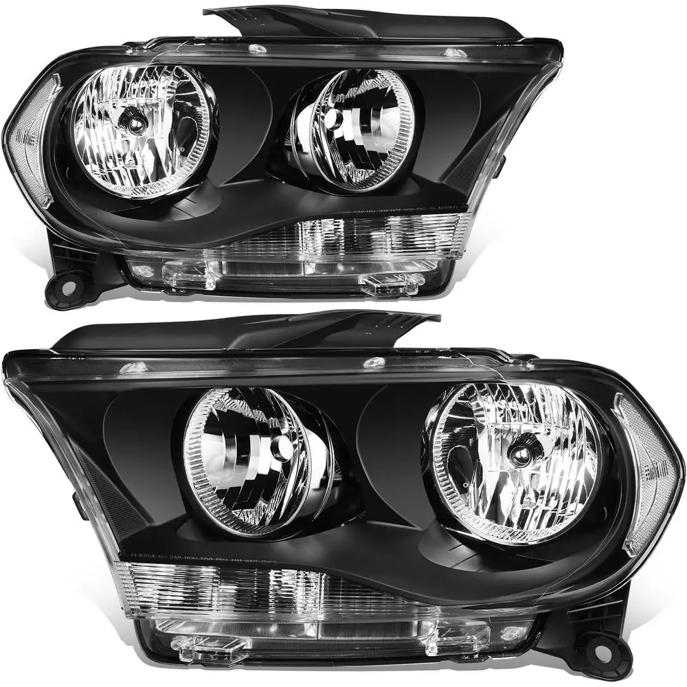 

Headlights Assembly Lamps Compatible with 2011 2012 2013 Dodge Durango, Factory Style Headlamps Replacement, Driver and Passenge