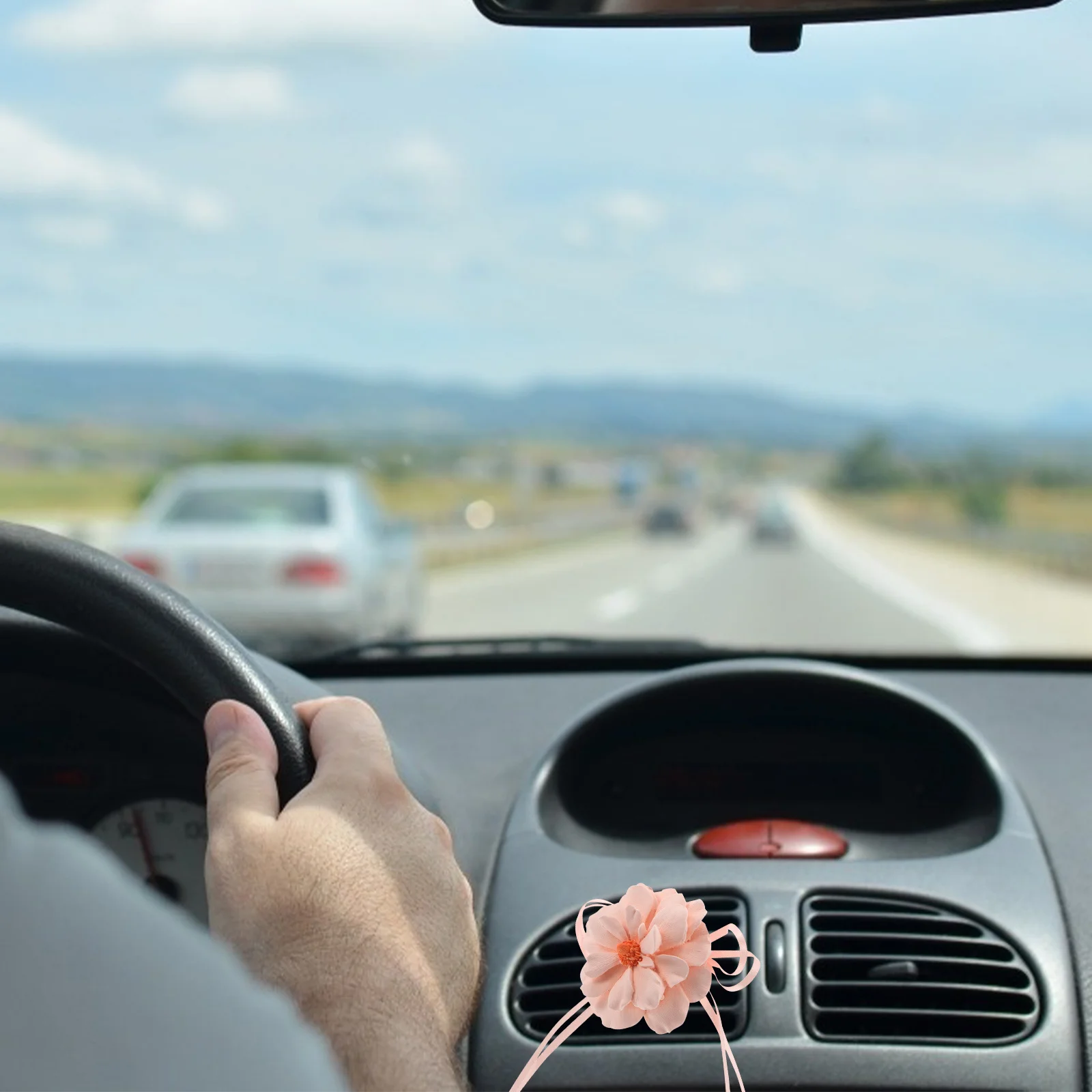 

Car Air Freshener Diffuser Orange Flower Scent Essential Oil Fragrance Decor For Women Cute Car Interior Accessories Aroma Vent