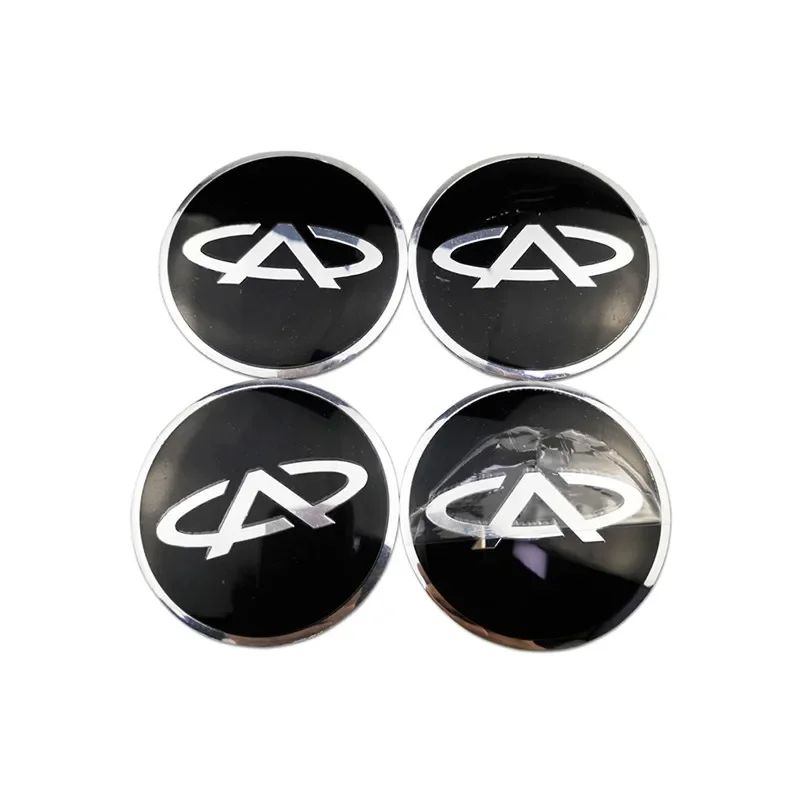 Car Sticker Aluminum Alloy Wheel Hub Center Caps Emblem Styling for Chery Fulwin Arrizo QQ T11 M11 Tiggo Amulet Fora A1 A3 A5