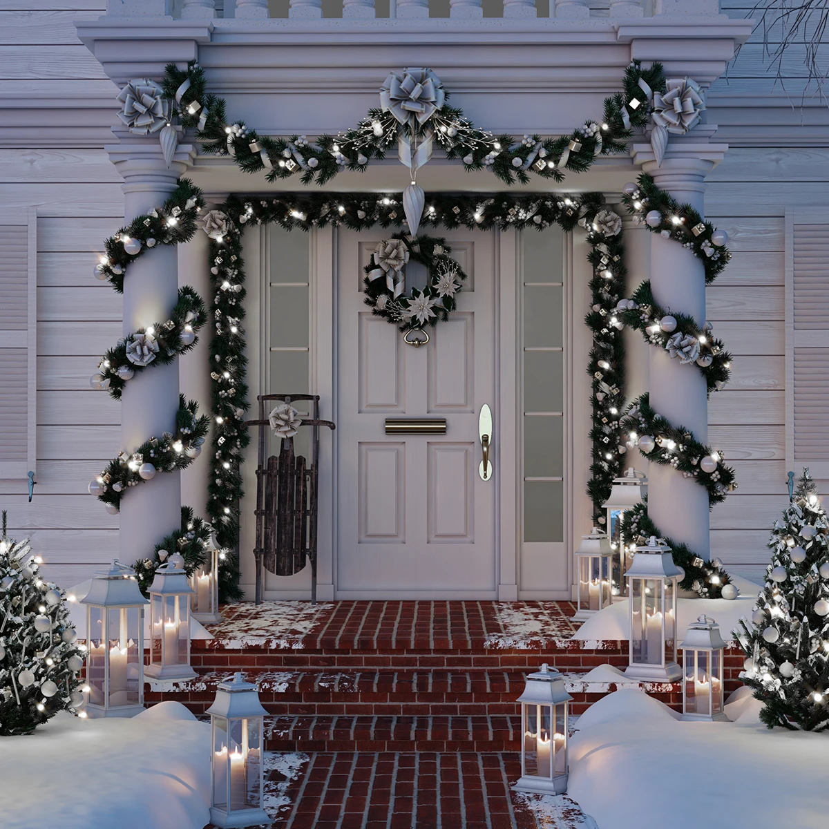 

LED Light String Solar Hanging Lights Outdoor Christmas Things Decor Decorative Garden Powered