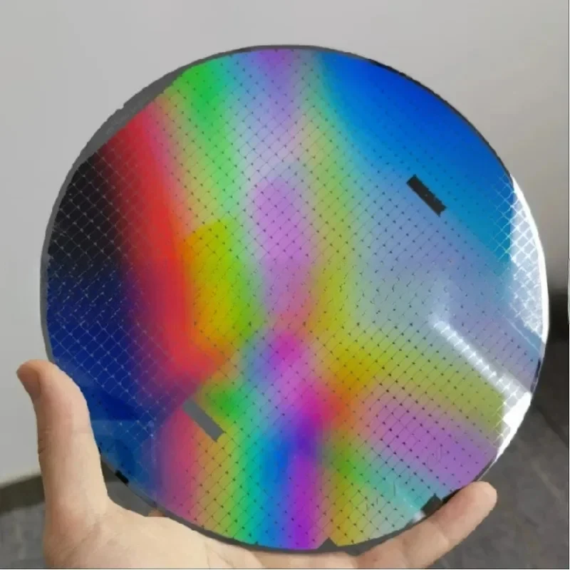 Semiconductor 12 Inch CPU Wafer Silicon Science Technology Pendulum Piece Birthday PhotoetchingChip