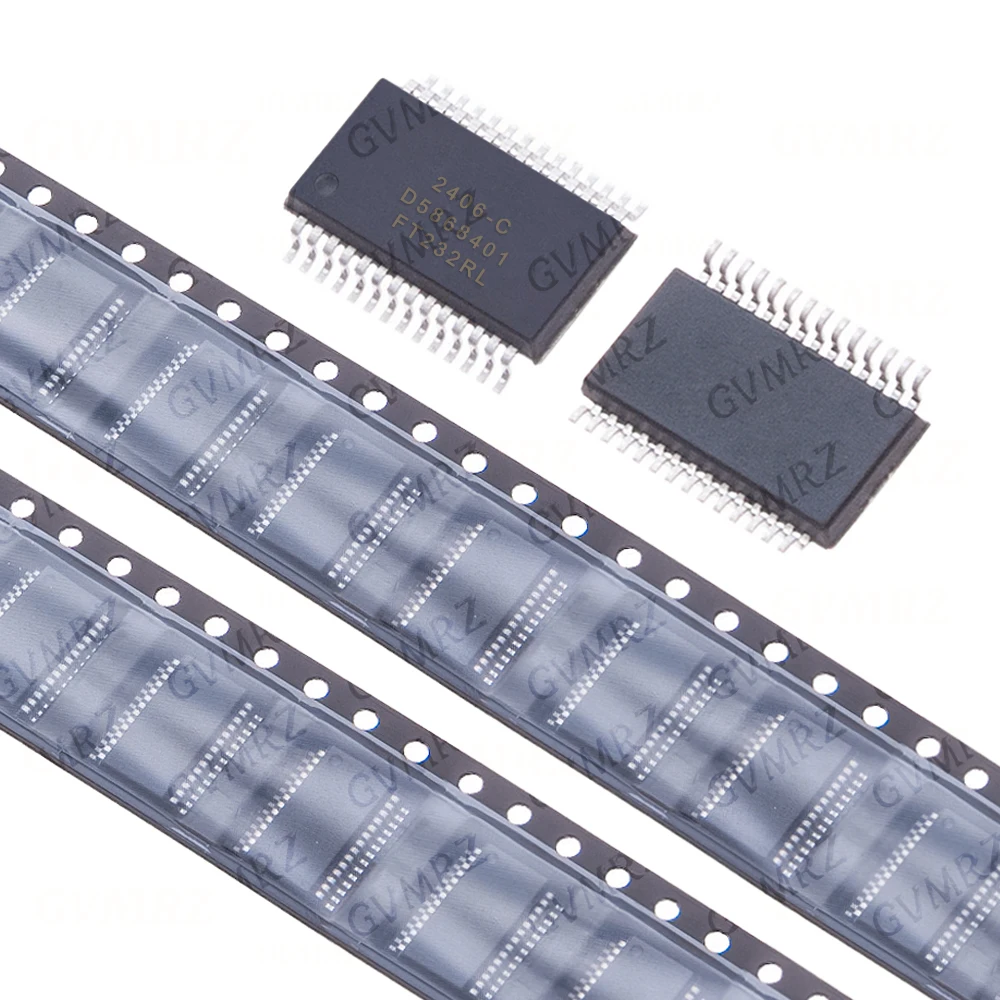 5/10PCS SSOP28 FT232RL SSOP28 FT232 SSOP SMD USB UART ( USB - Serial) I.C.