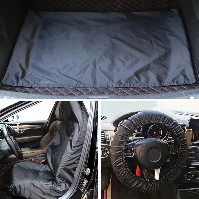 40cm Dustproof Car Seat Cover Waterproof Steering Wheel Protector Universal Auto Mat Car Repair Protective Seat Cover New