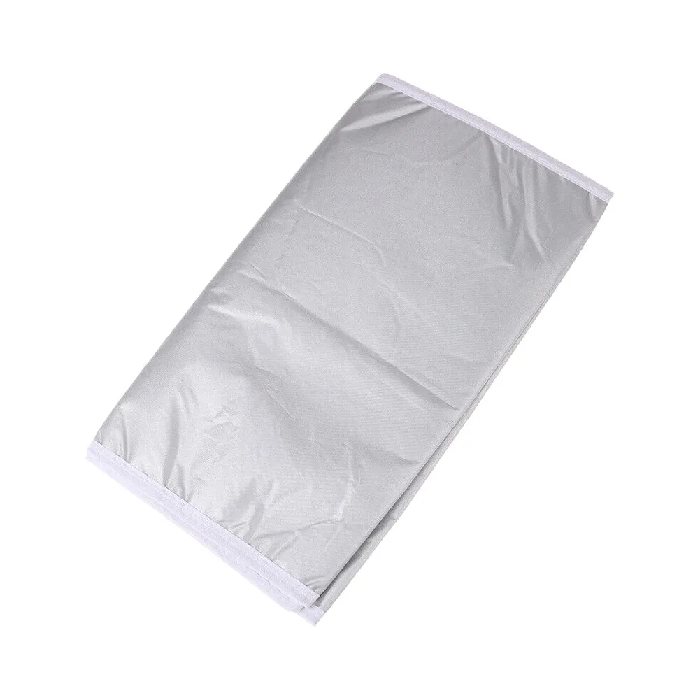 Ironing Board Cover with Drawstring Edge Securing Heat Reflective Layer and Dense Cotton Padding for Stable Wrinkle Free Fit