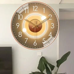 Orologio da parete digitale di moda senza tempo di viaggio silenzioso senza perforazione orologio accurato per la cucina camera da letto Drop Off amico studio per bambini