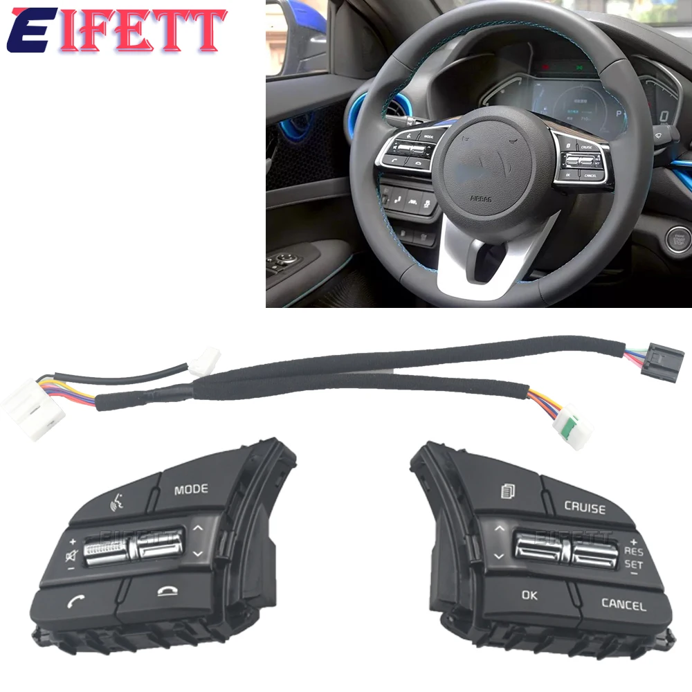 

Многофункциональные кнопки аудиокруиз-контроля на руле с подсветкой для KIA CERATO K3 2019 2020 2021 2022 2023