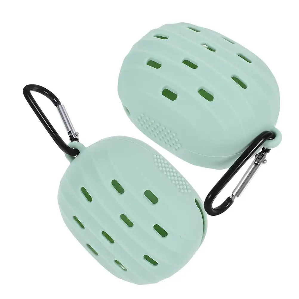 

2 Pcs Sponge Case Silica Gel Beauty Egg Storage Box for Travel Dustproof Silicone Powder Puff Holder Compact Size