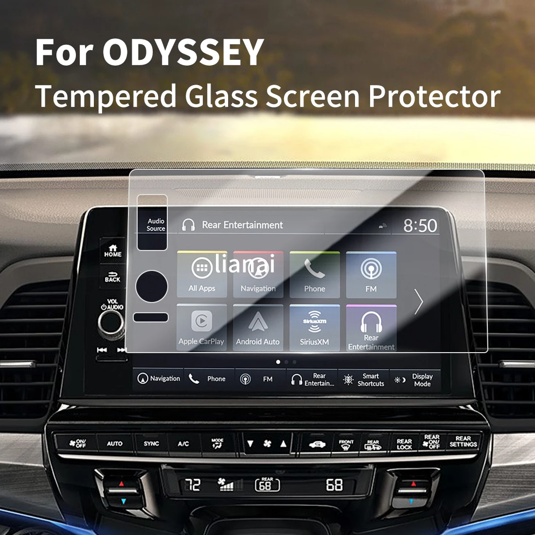 

Carplay Screen Protector Tempered Glass Protective Film Navigator Aut Car Stickers Accessories For24 Honda ODYSSEY
