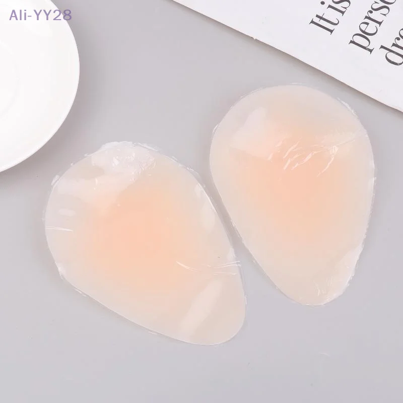 {YY28} 1쌍 무봉제 실리콘 니플 커버 재사용 가능한 피부 친화적 라이너 접착식 가슴 테이프 보이지 않는 가슴 스티커