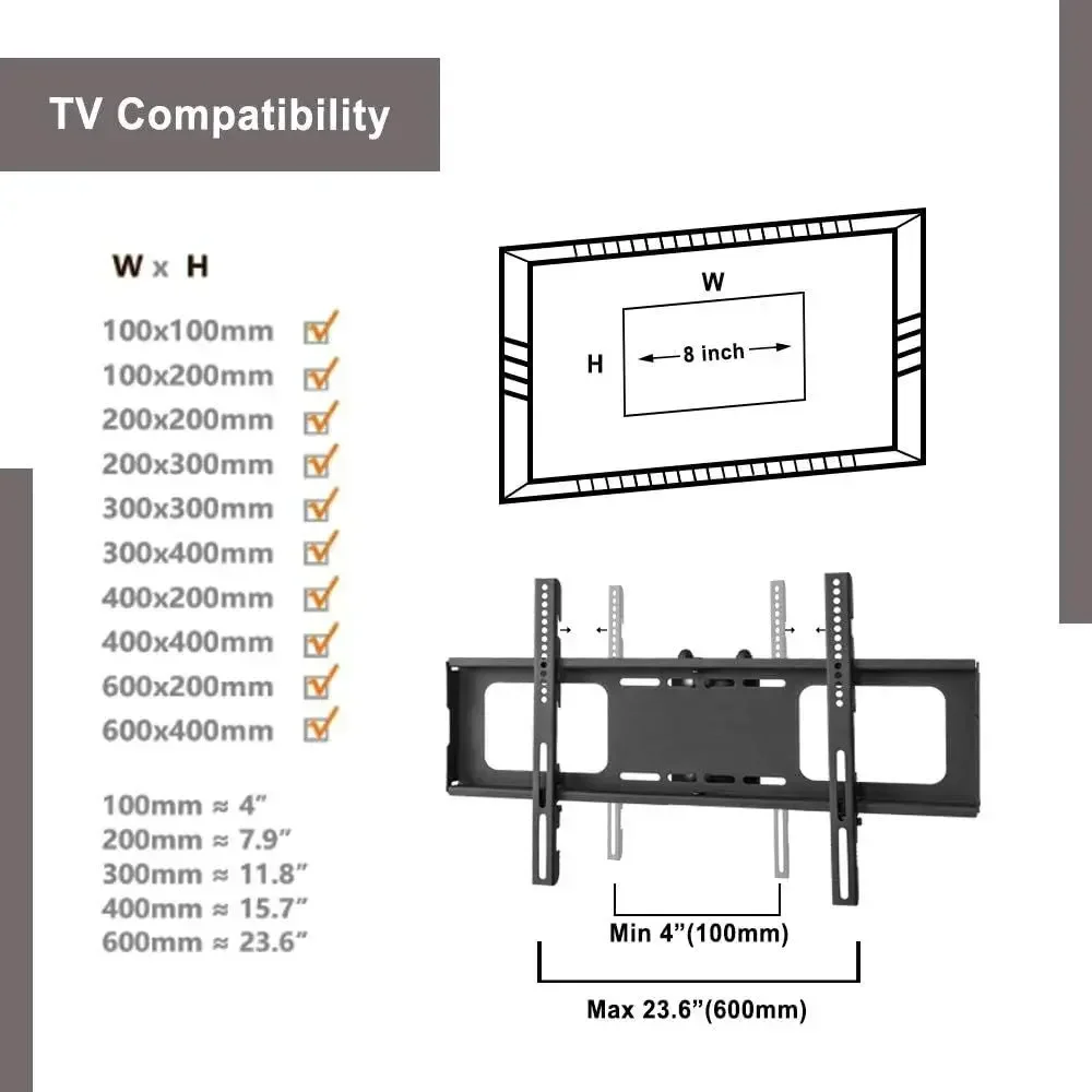 3-Tier Swivel TV Stand with Adjustable Height, Fits 32-65 Plasma, LCD, LED, and Curved TVs, Black Tempered Glass Entertainment C