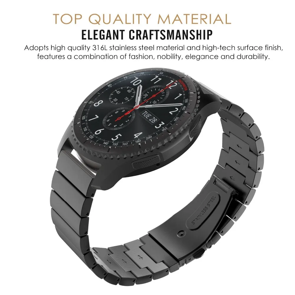 Metal strap Compatible Samsung Galaxy Watch 4/5/6/active 2/Huawei Watch GT2 46mm/Huami Amazfit GTR 47mm for 22mm 20mm strap