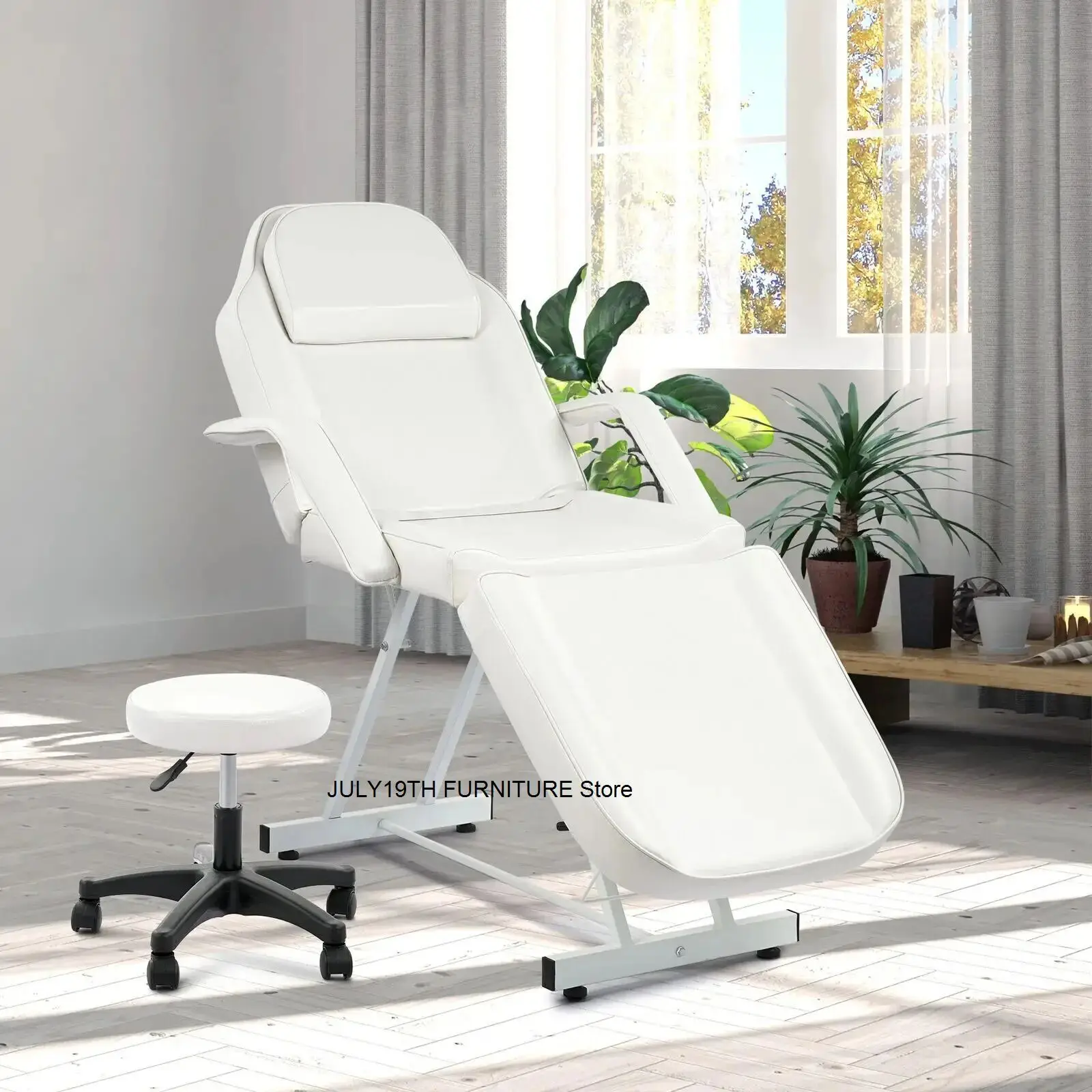 Adjustable massage table, portable tattoo eyelash foot massage bed, salon tattoo chair massage bed, Lettino Estetista massage