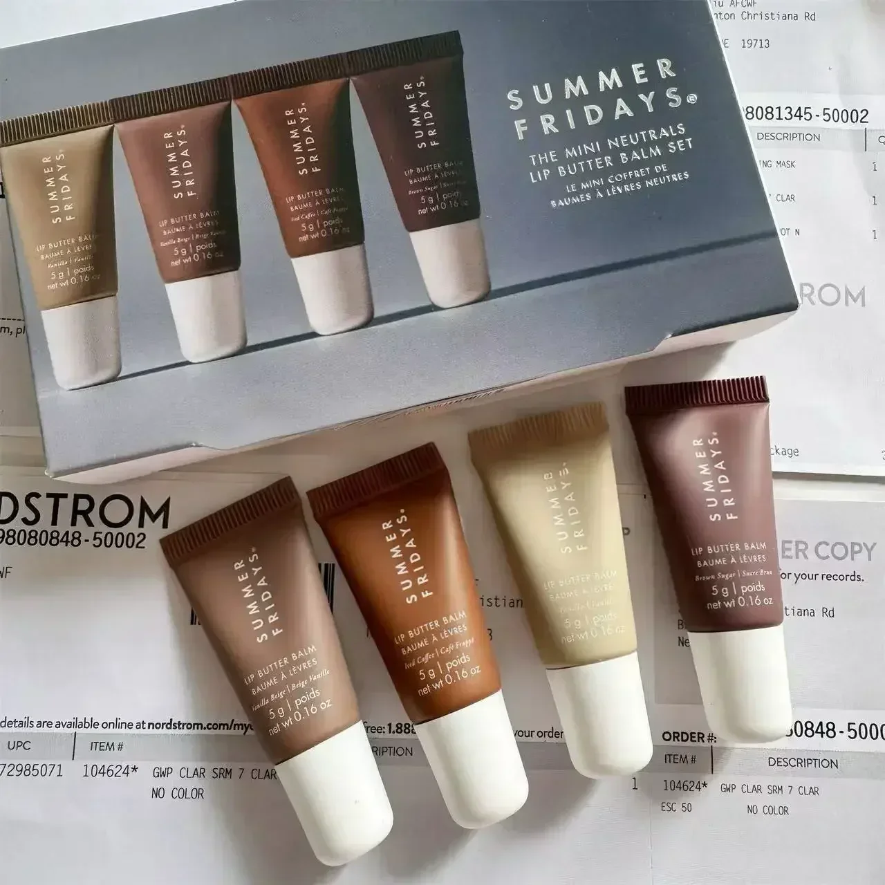 الصيف الجمعة حلم جديد زيت الشفاه البيج بلسم الشفاه السلس لينة أنبوب مرآة أحمر الشفاه لمعان مجموعة ترطيب مجموعة ماكياج شفافة #5