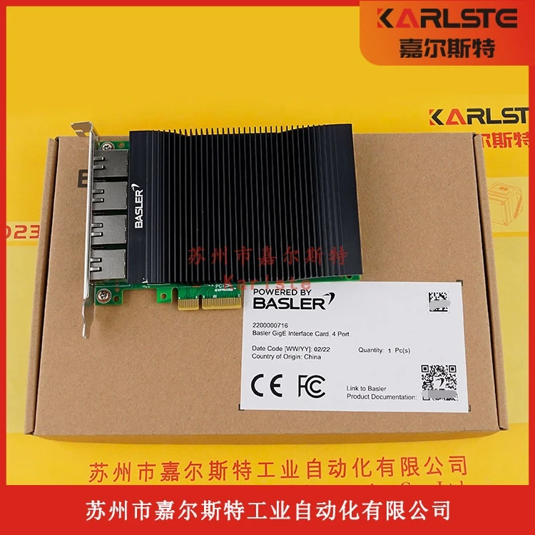 [New Original] 2200000716 Germany Basler Gigabit Network Interface Card Module Physical Photo