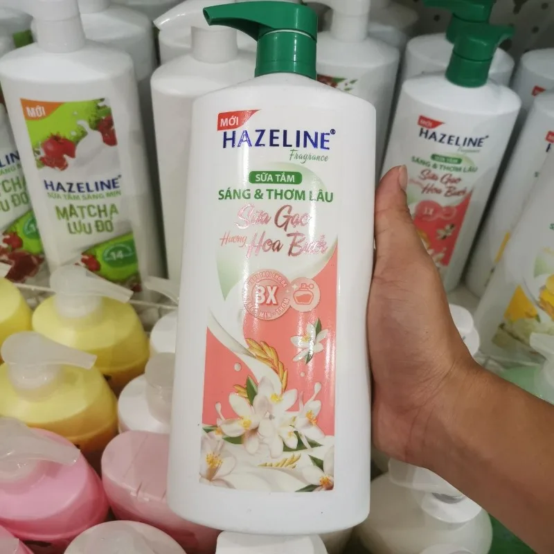 Vietnamese Hazeline Suatam Shower Gel 800ml Refreshing Moisturizing