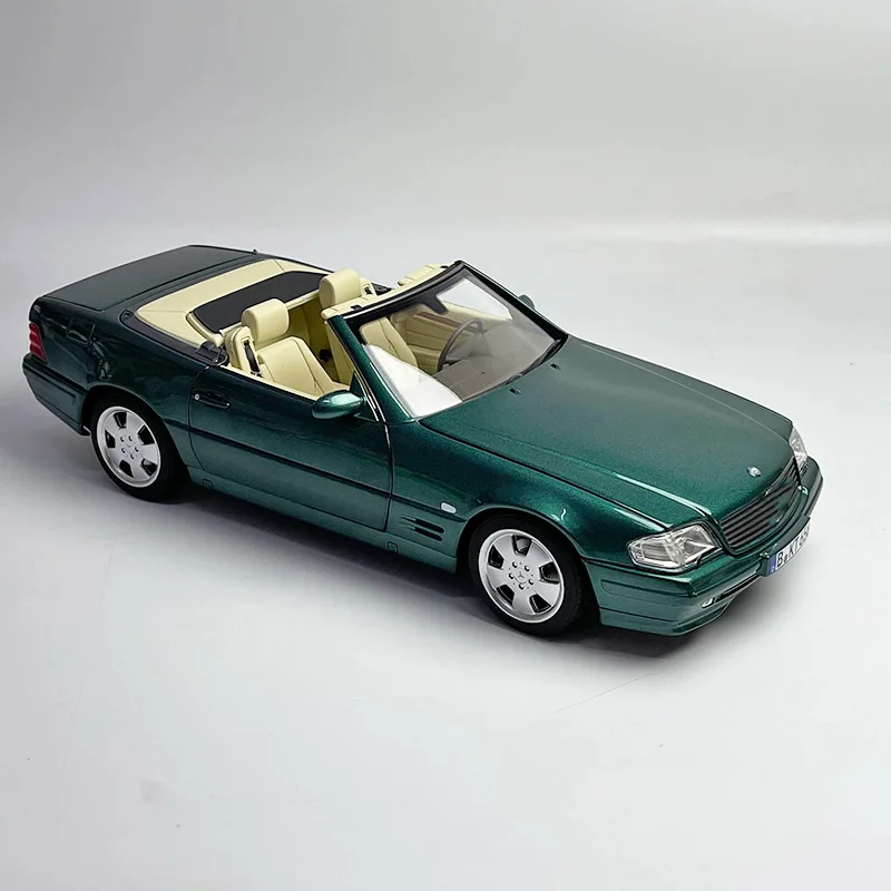 

Diecast 1/18Scale 1999 Vintage Convertible Car Sl500 Alloy Simulation Car Model Adult Collection Display Toy Gift Decoration