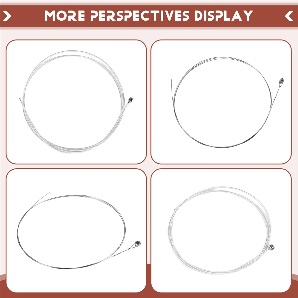 

Lo-ok A104 струны для акустической гитары, 6 шт./компл., медный сплав, посеребренные струны, запасные части для гитары 0,010-0,047