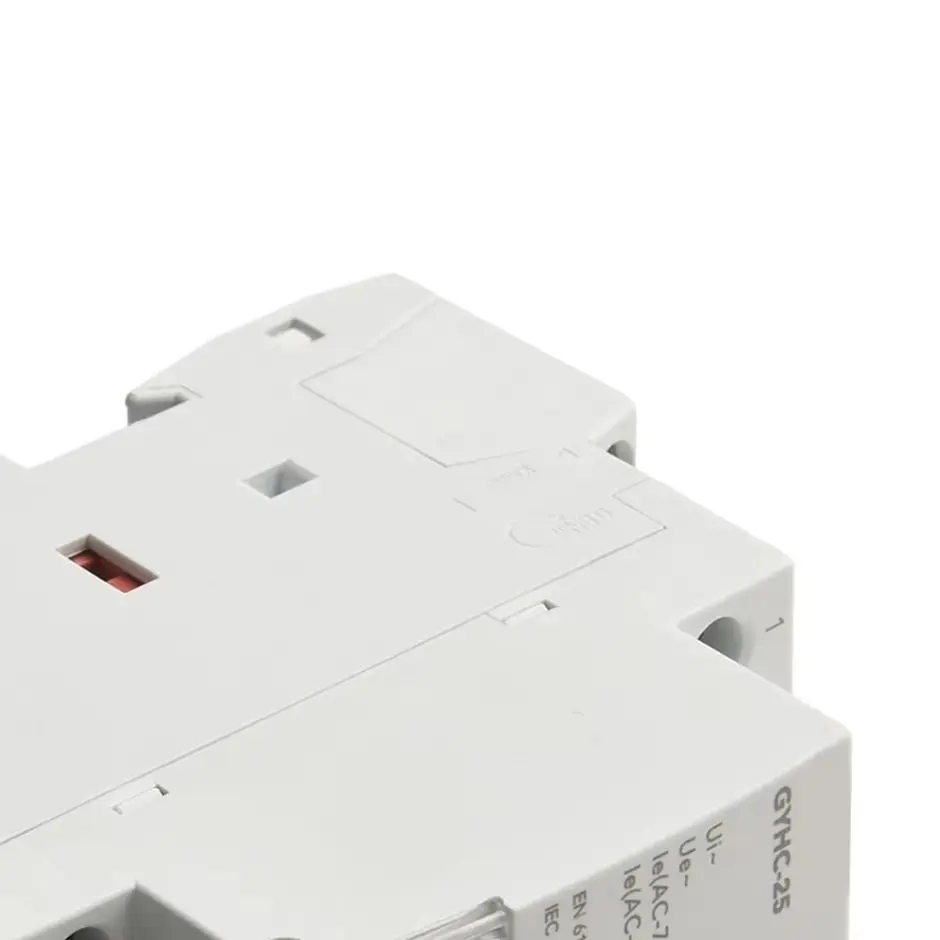 2P 25A DC12V Modular Contactor 2NO Din Rail Mount For Household Circuit Control Low Noise Electrical Equipment