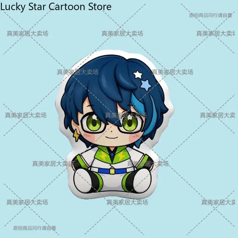 애니메이션 앙상블 스타즈 아오바 츠무기 사카사키 나츠메 하루카와 소라 인형 쿠션 소파 쿠션 플러시 피규어 학생 낮잠 코스프레