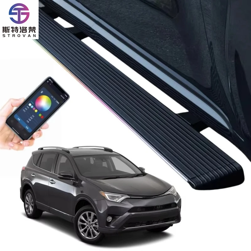 

STLF CLRAK 2009 2013 2014 2015 RAV 4 Aluminum Automatic Retracting Electric Side Steps RAV4 Power Running Boards