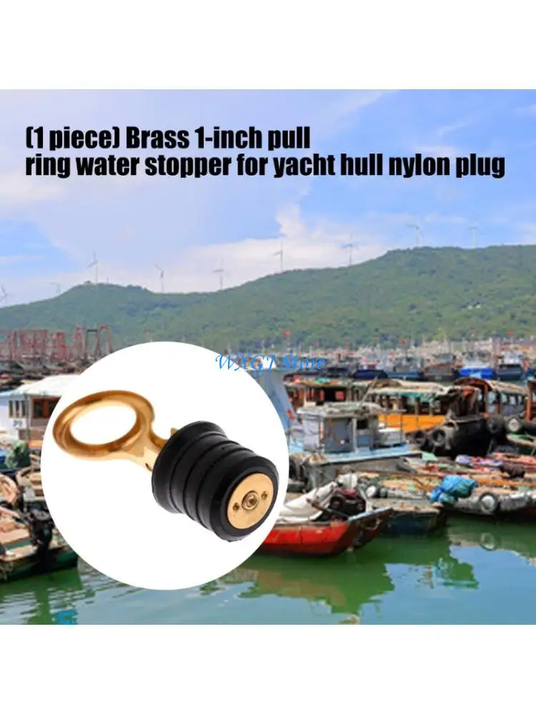

37JE Drain Plug for Kayaks Yachts with Easy Rotating Lock and Pull Rings Handle