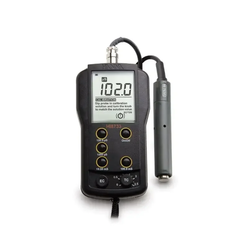 HI8733 Portable Conductivity Meter  Multi-range EC Meter