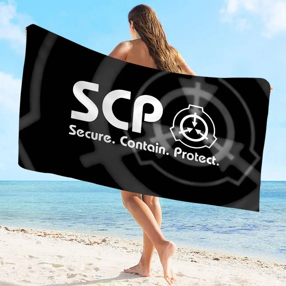 Popular Foundation Scp F-Foundation Game Microfiber Blanket Quick Drying Beach Oversized Super Absorbent Pool Towel Blanket