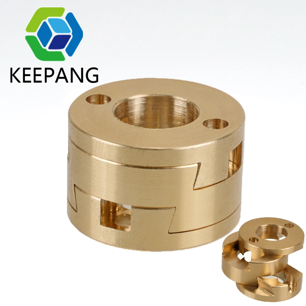 Kee Pang T8 Z-Axis Screw 16mm Oldham Coupling for VzBoT BLV 3D Printer Parts Hot Bed T8 Lead Screw Coupler Coupler