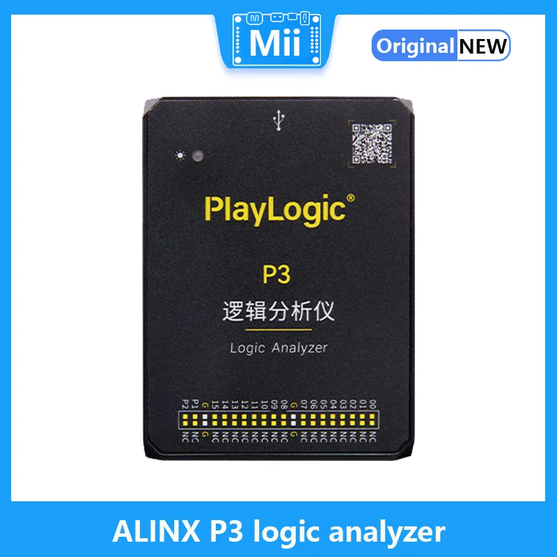 

Логический анализатор ALINX P3 PlayLogic, частота дискретизации 200 м, 16 каналов