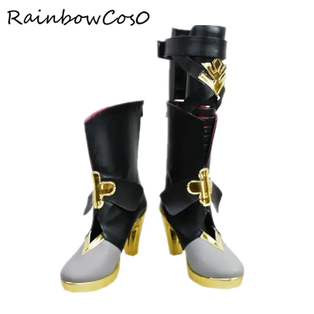 Honkai Impact Cosplay Boots, Star Rail Shoes, Anime de Halloween, 7 de março, 7 de março, W4226, RainbowCos0