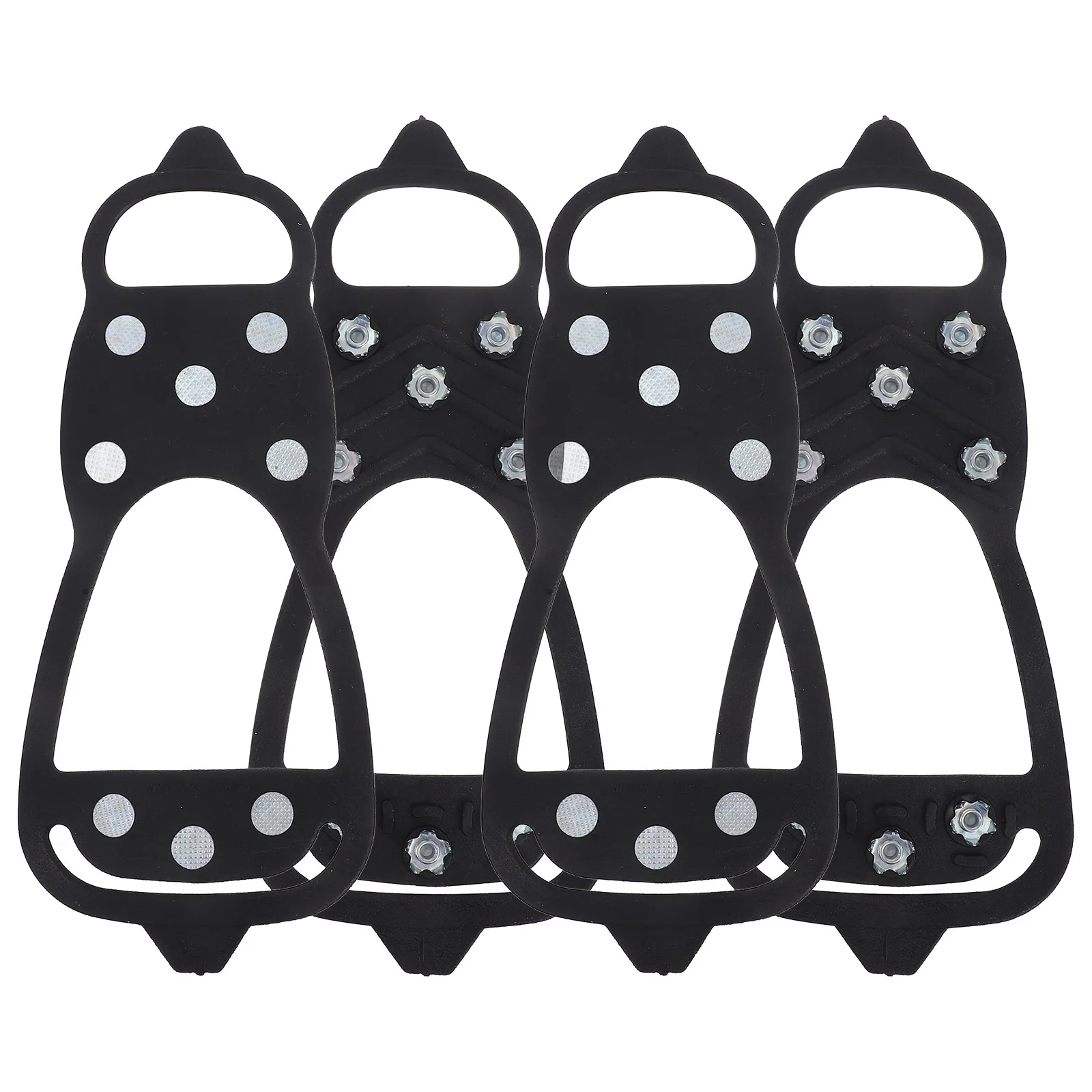 

2 Pcs Anti-skid Spikes Boots Crampons for Climbing Cleats Covers Equipment Gear Gaiters Hiking Get Toasted