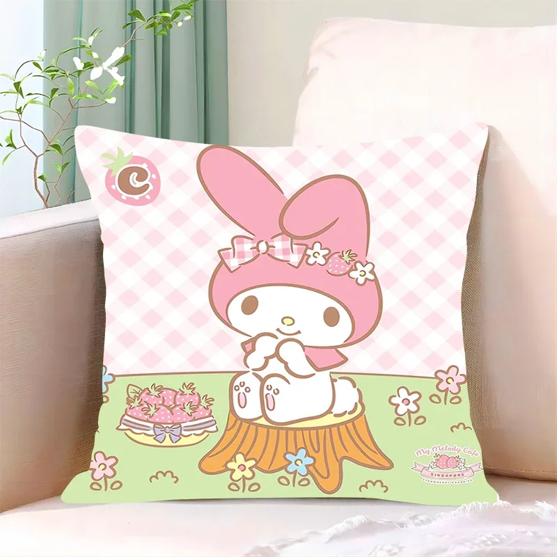 Fashion Home decor Pillow Cover iving room bedroomo office car 50x50 My Melody Dakimakura pillowcase Square Pillowcase