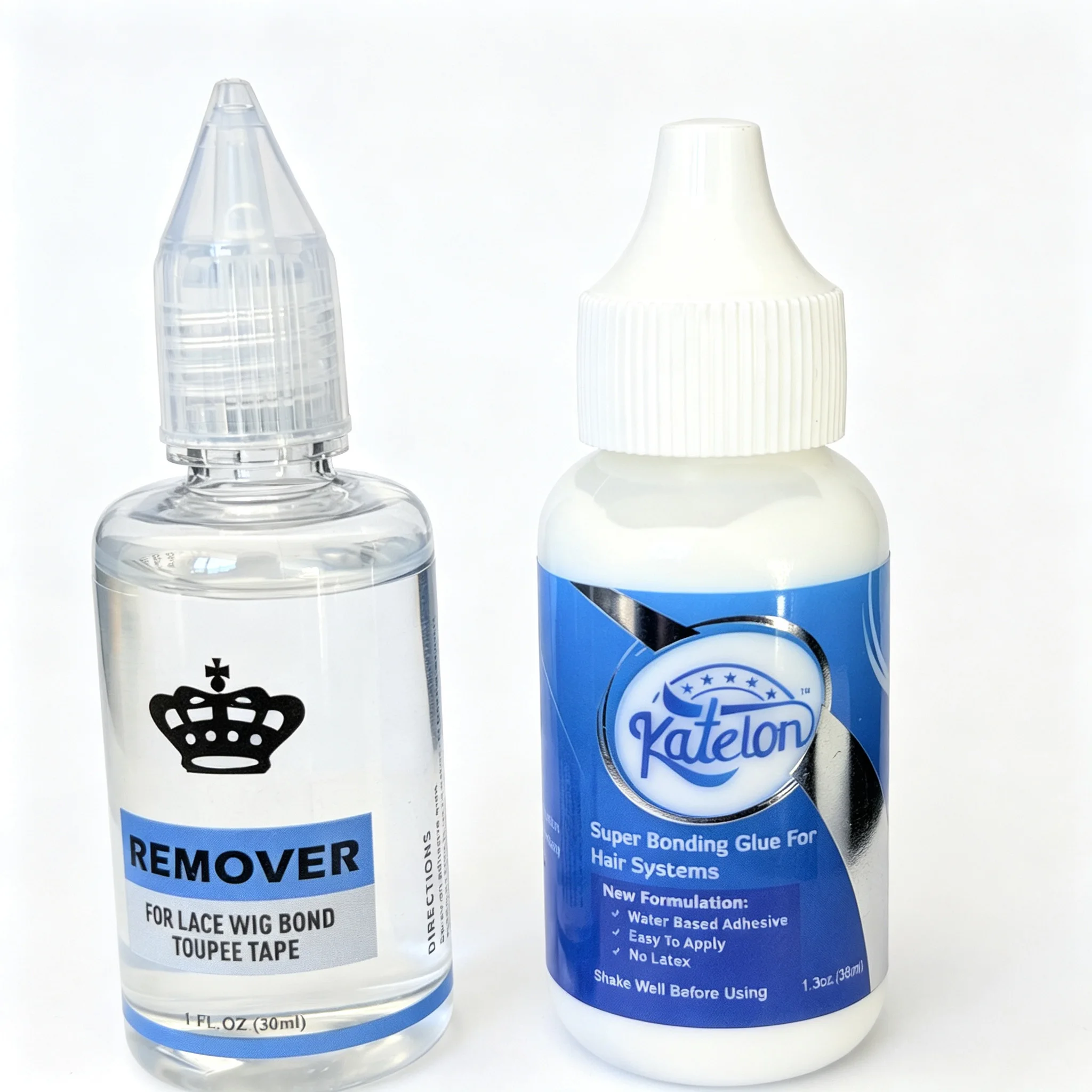 38ML White Waterproof Katelon Wig Glue Invisible Adhesive for Lace Front Wigs Toupee Hair Extensions Invisible Hairdressing