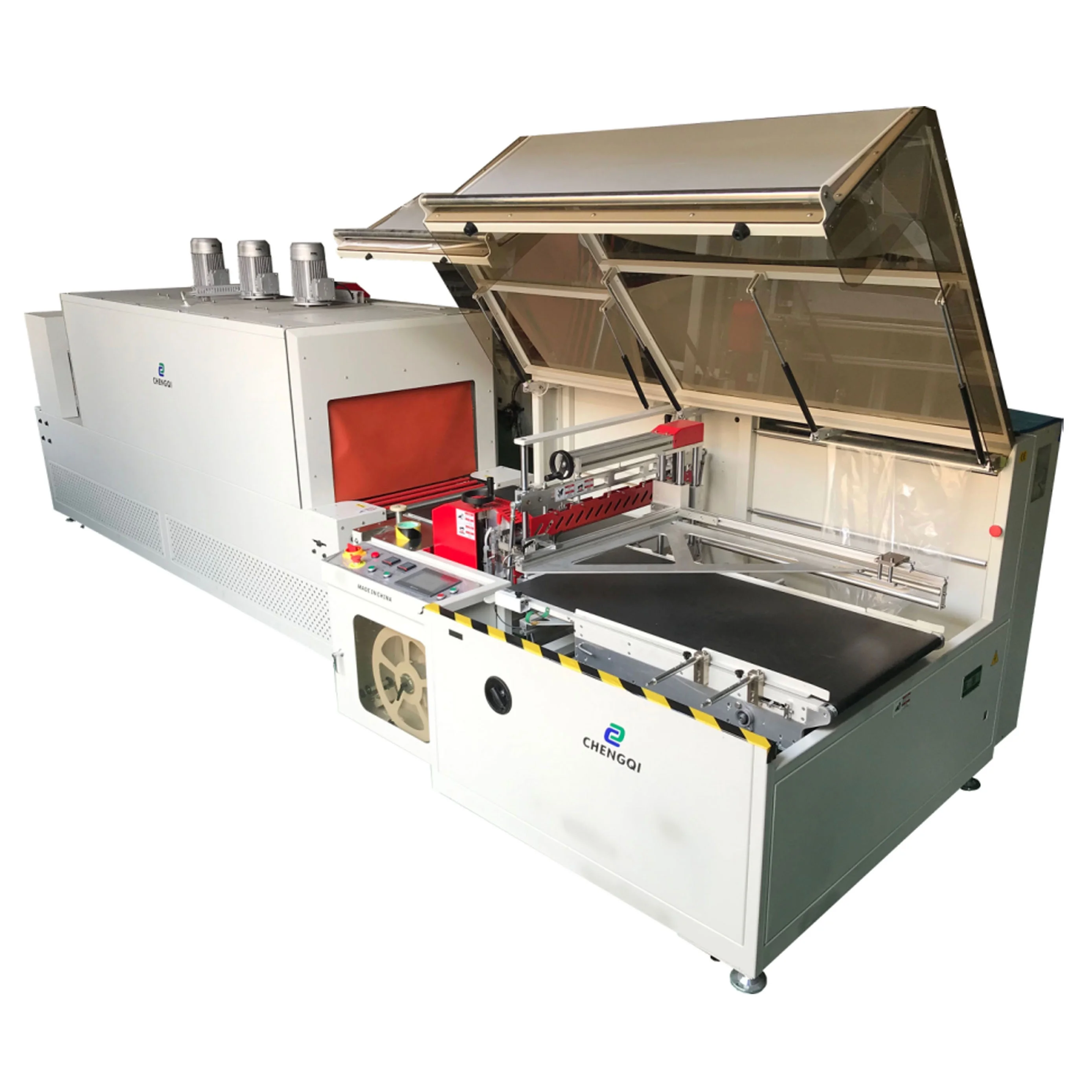 Macchina confezionatrice termoretraibile automatica per rotoli di carta igienica Jumbo