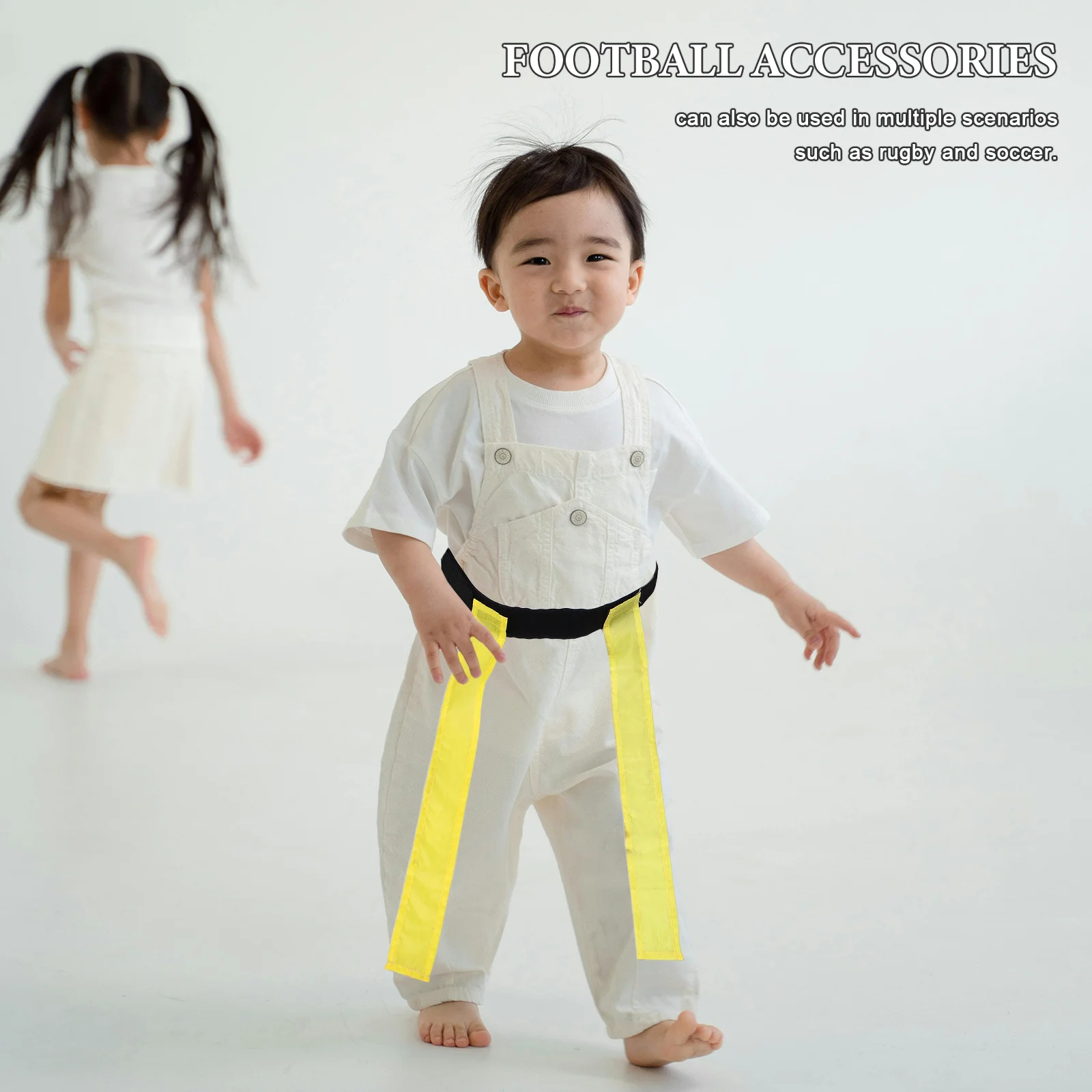 4 stuks Rugby Vlag Riemen Set Jeugd Lichtgewicht Outdoor Sport Taille Vlaggen Voetbal Training Gear Voetbal Taille Riem