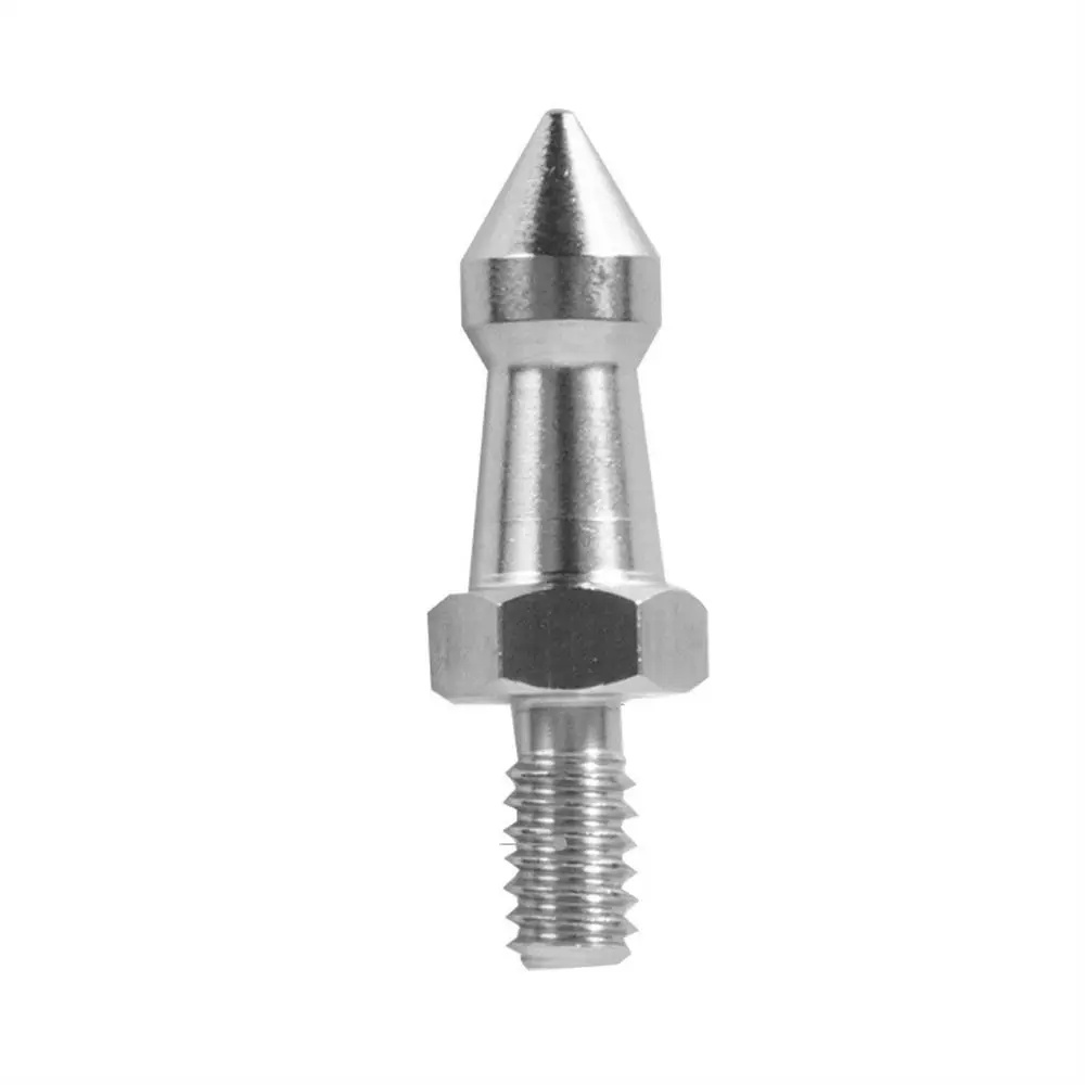 Trípode con punta de acero inoxidable, soporte de tornillo para cámara, 1/4, 3/8 M8 pulgadas