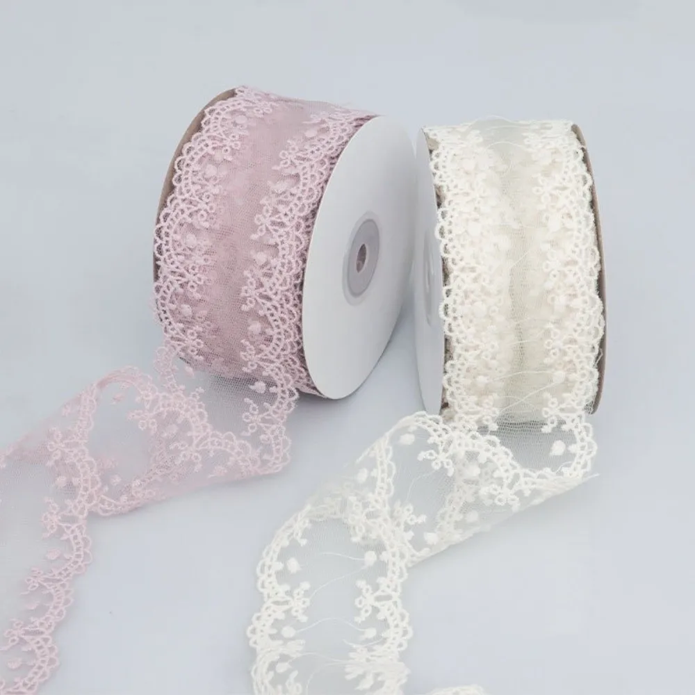 DIY Jacquard Hohlspitzenband Stickerei Handgemachtes Kantenband Näh-Tüllband Blumenverpackungsband