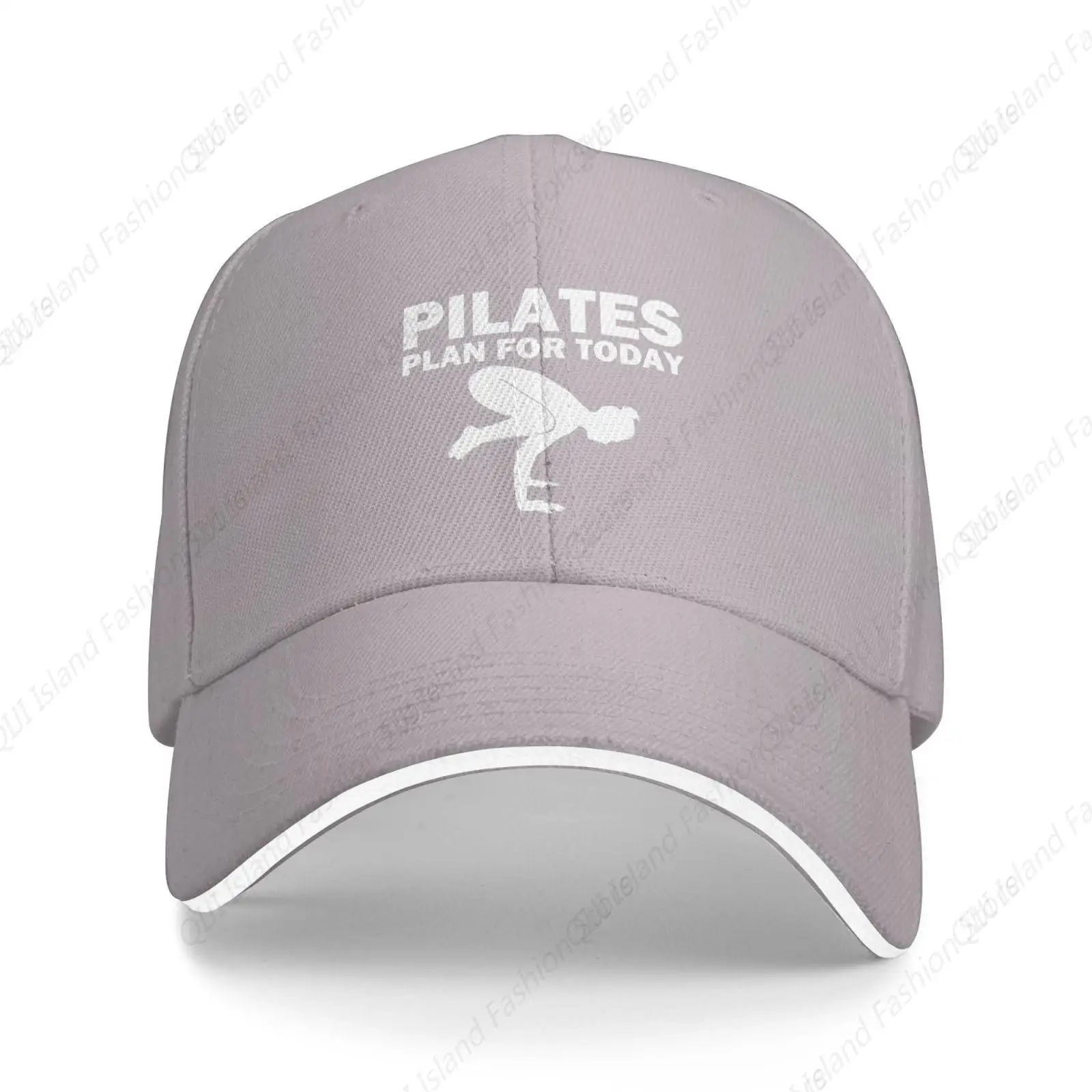 Pilates Plan for Today Baseball Cap Trucker Sandwich Brim Hat Adjustable Unisex Fashion Sports Outdoor Travel Daily