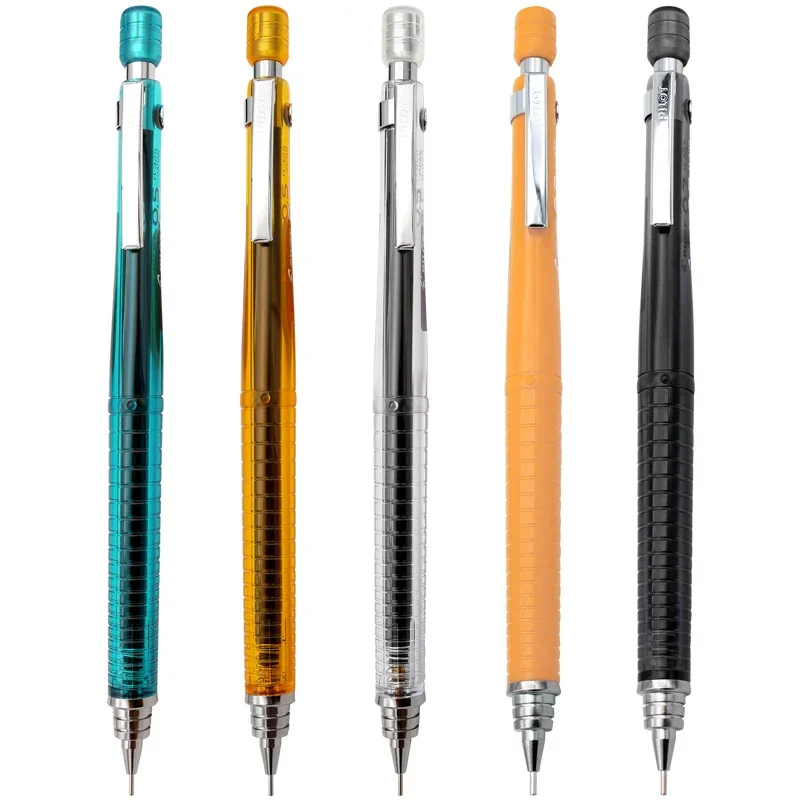 

0.3/0.4/0.5/0.7/0.9mm Mechanical Pencil Low Center of Gravity Metal Drawing Special Pencil Office Write Art Supplies for School