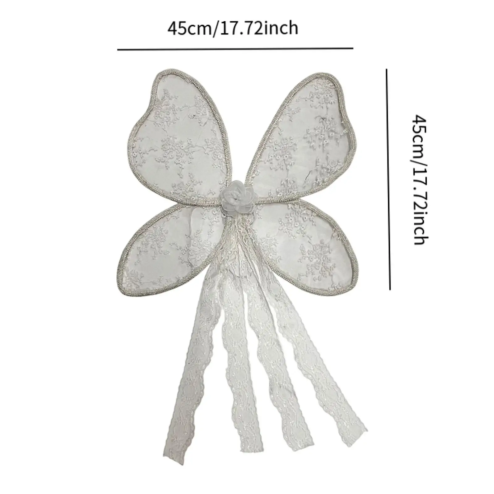Butterfly Wing Costume for Girl for Festivals Party Supplies Birthday Gift
