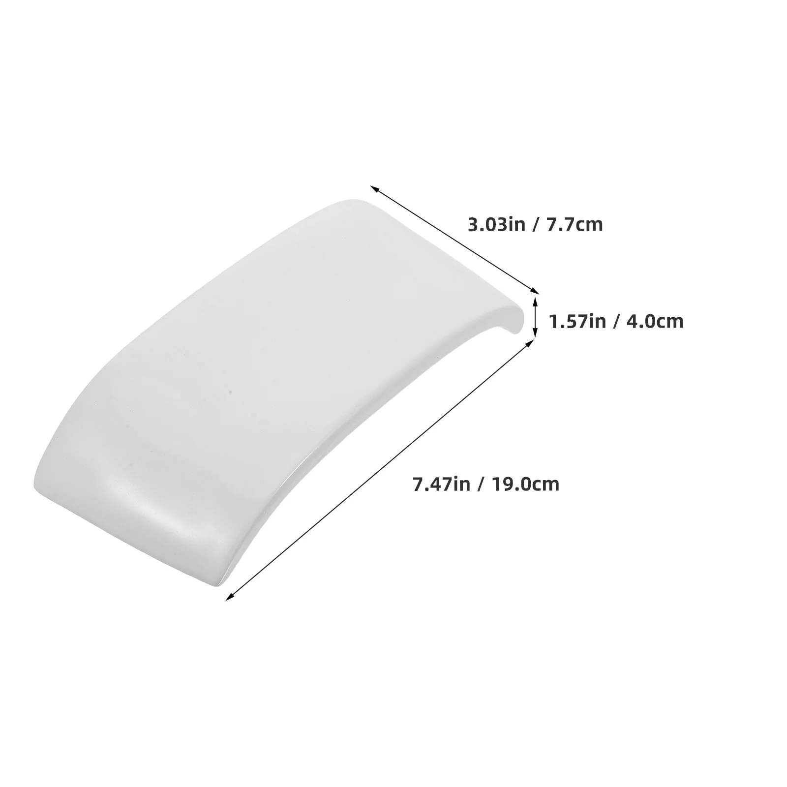 Keramische urinoir tankdeksel vervanging Universele toilettankdeksel voor commerciële badkamers Stofdicht Gemakkelijk te installeren Schoon