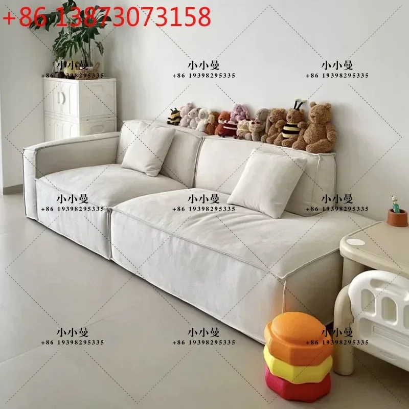 Cream-style Winnie Fabric Washing Fabric Living Room French Sofa