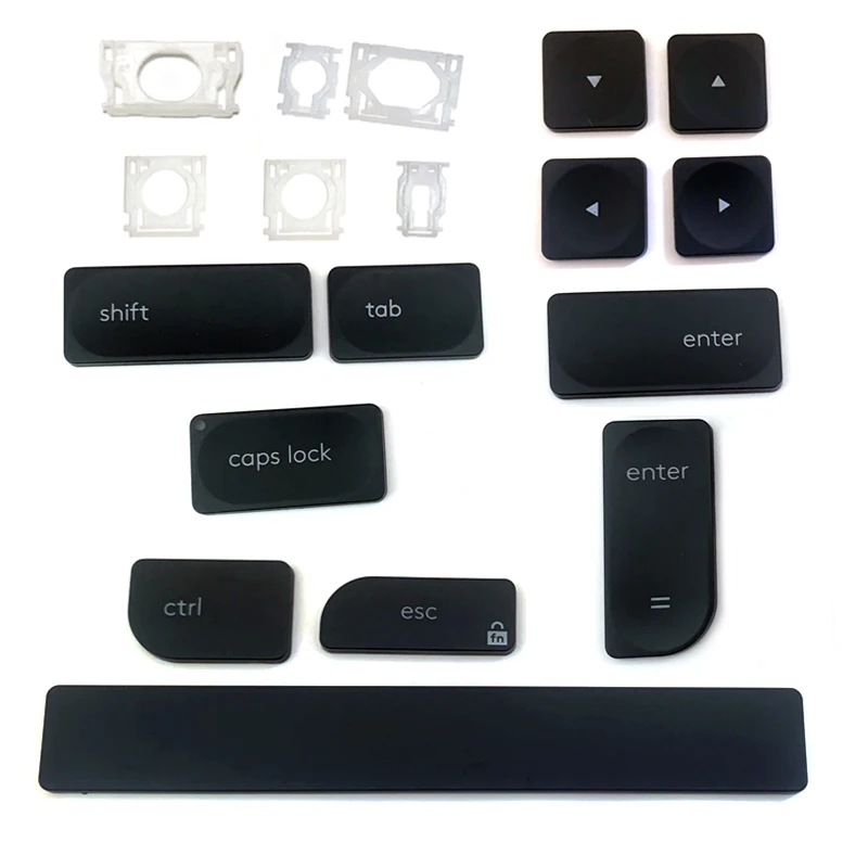 Black Replacement Brand Keycap Key Cap Scissor Clip Hinge Button For Logitech Keycap MX YR0073 Space Up Down Left Right